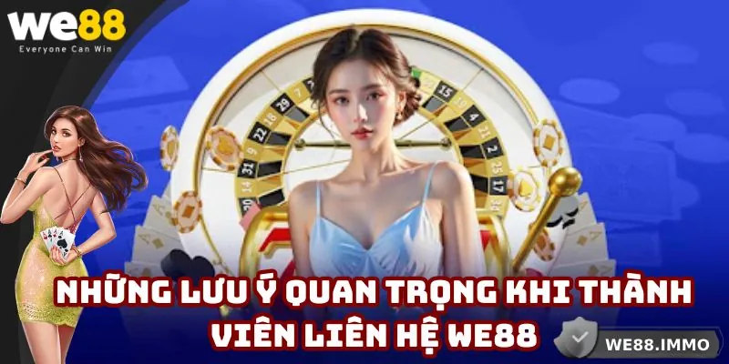 Một vài chú ý cụ thể, quan trọng mà mọi thành viên không nên bỏ qua